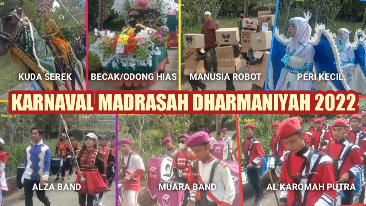 Karnaval Madrasah Dharmaniyah 2022 Billapora Rebba Lenteng Sumenep