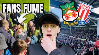 Manager Speaks To Angry Fans As I Visit Wrexham Wrexham 2-0 Stoke