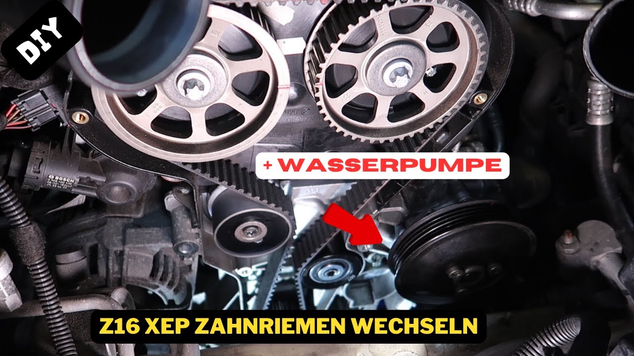 Opel Insignia 2.0 Cdti 170 Ps Zahnriemenwechsel DIY Opel Zahnriemen wechseln + Wasserpumpe Z16XEP Meriva A , Zafira B