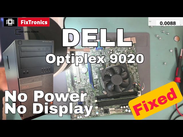 Dell Optiplex 9020 No Power No Display repair - YouTube
