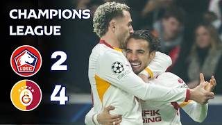Lille - Galatasaray | 2-4 | Maç Özeti | Şampiyonlar Ligi 2026-27 | lille galatasaray