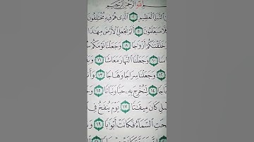 ما معنى "وجعلنا النهار معاشا"#سورة #النبأ