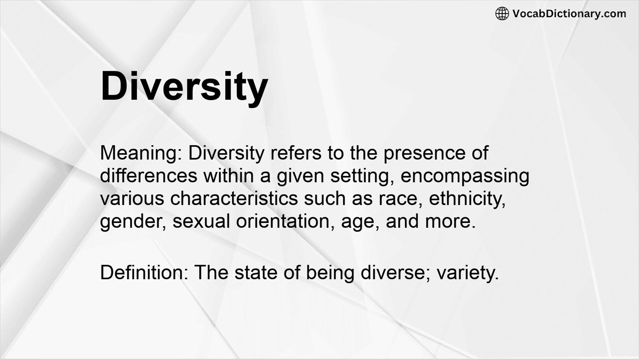 Diversity Meaning