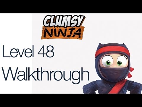 Clumsy Ninja Level 48 Gameplay Walkthrough