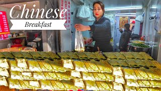 Chinese Breakfast in Nanjing, Delicious Flatbread, Nanjing Morning Food Market, China Food Fantasy