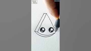 Cute Watermelon Drawing Shorts Video 🍉 #howtodraw #cute #drawing #shorts