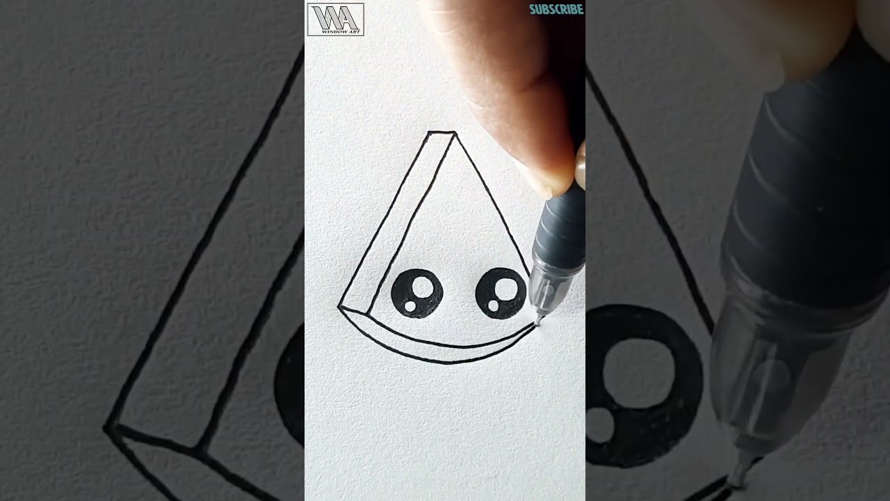 Cute Watermelon Drawing Shorts Video 🍉 