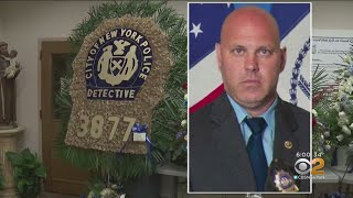 Mourners Gather For Fallen NYPD Detective's Wake