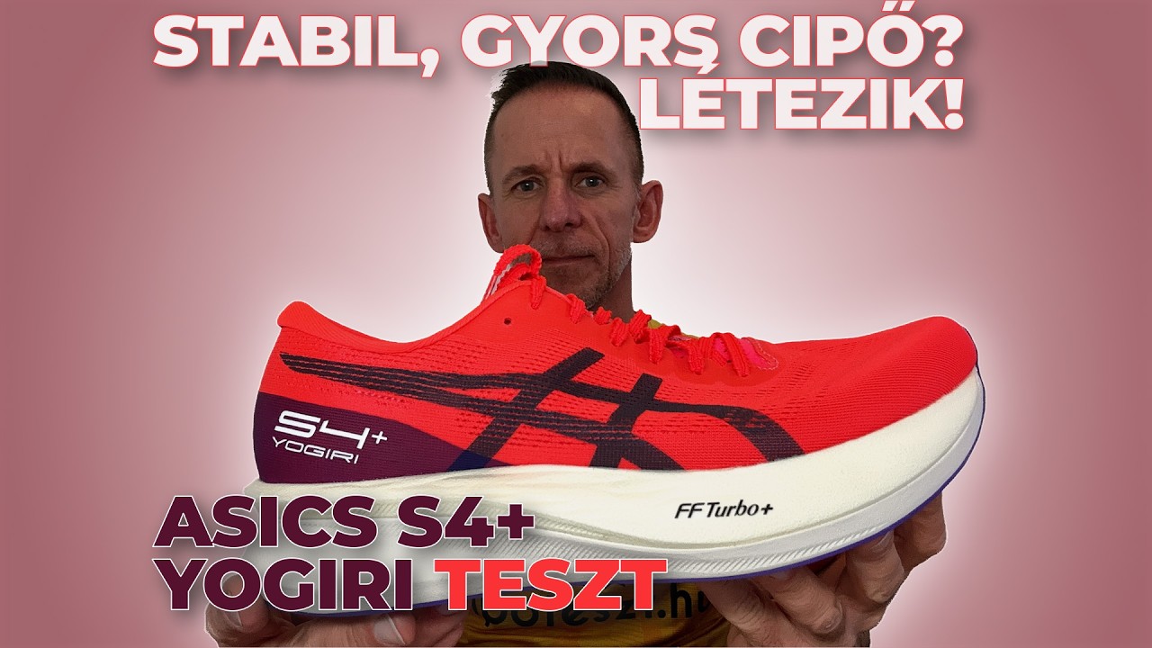 video ASICS S4+ Yogiri futócipő