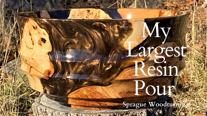Woodturning - Maple Burl with Designer Epoxy, Pohl Barn Inspired Bowl
