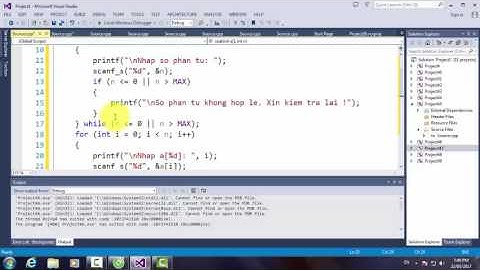 Giải BTLT C bài 99: Đảo ngược mảng 1 chiều