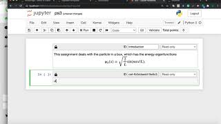 Introduction to nbgrader - launching and creating your first assignment