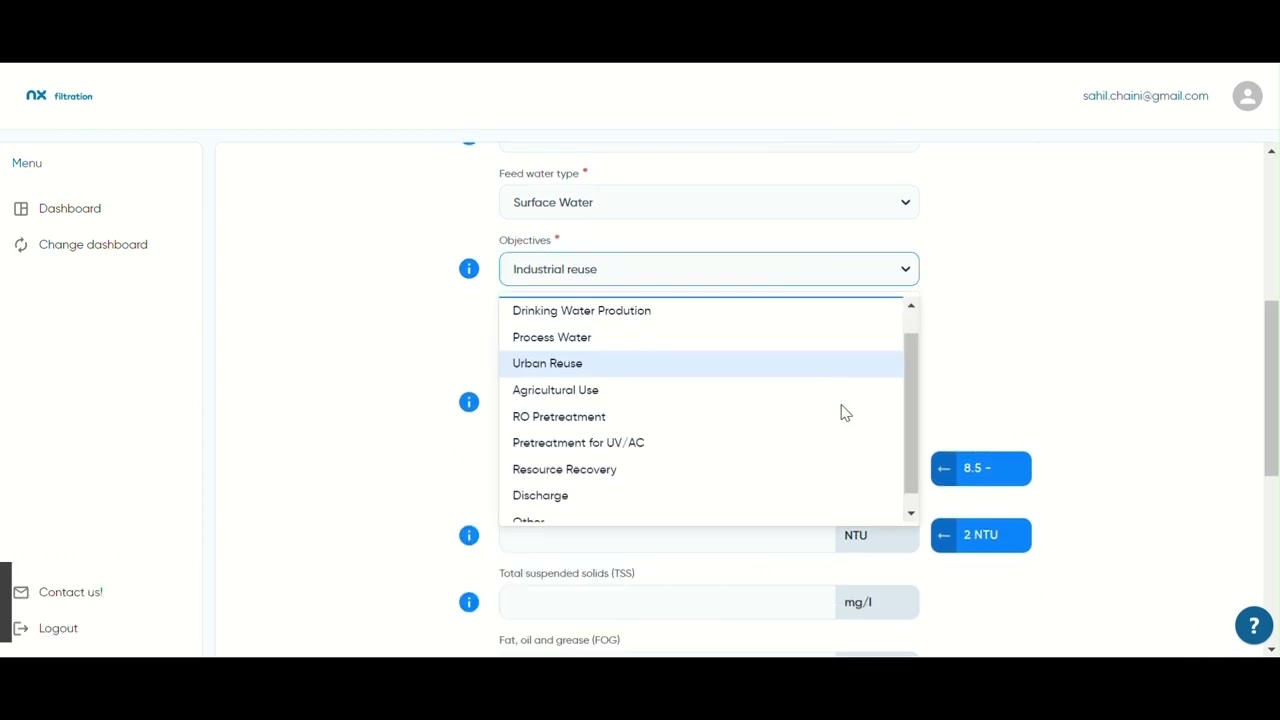 NX Filtration Projection Tool