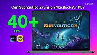 40+ FPS on a MacBook?! Subnautica 2 via CrossOver #shorts #macgaming