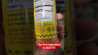 The first ingredient is MSG??? #health #healthyfood