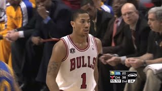 The Game MVP Derrick Rose DESTROYED Stephen Curry- Bulls vs Warriors Full Highlights- D-Rose🌹 #nba