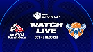 BK KVIS Pardubice v Jamtland Basket | Full Basketball Game | FIBA Europe Cup 2023