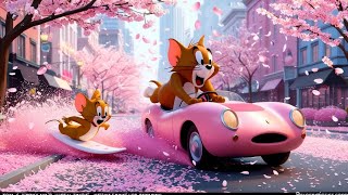 Tom & Jerry 🌸 Sakura Run 😂 | Windy City Chase 🏙️🐭🐱 screenshot 5
