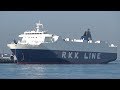 しゅれいⅡ 琉球海運 RKK LINE RORO船 大阪南港入港 の動画、YouTube動画。
