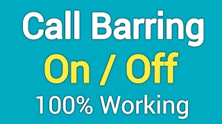Call Barring | How to Block Outgoing / Incoming Calls On Android | Call Barring Code screenshot 3