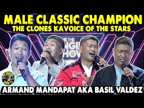 Classic Male Champion Meet Armand Mandapat The Clones of BASIL VALDEZ The Singing Show TV