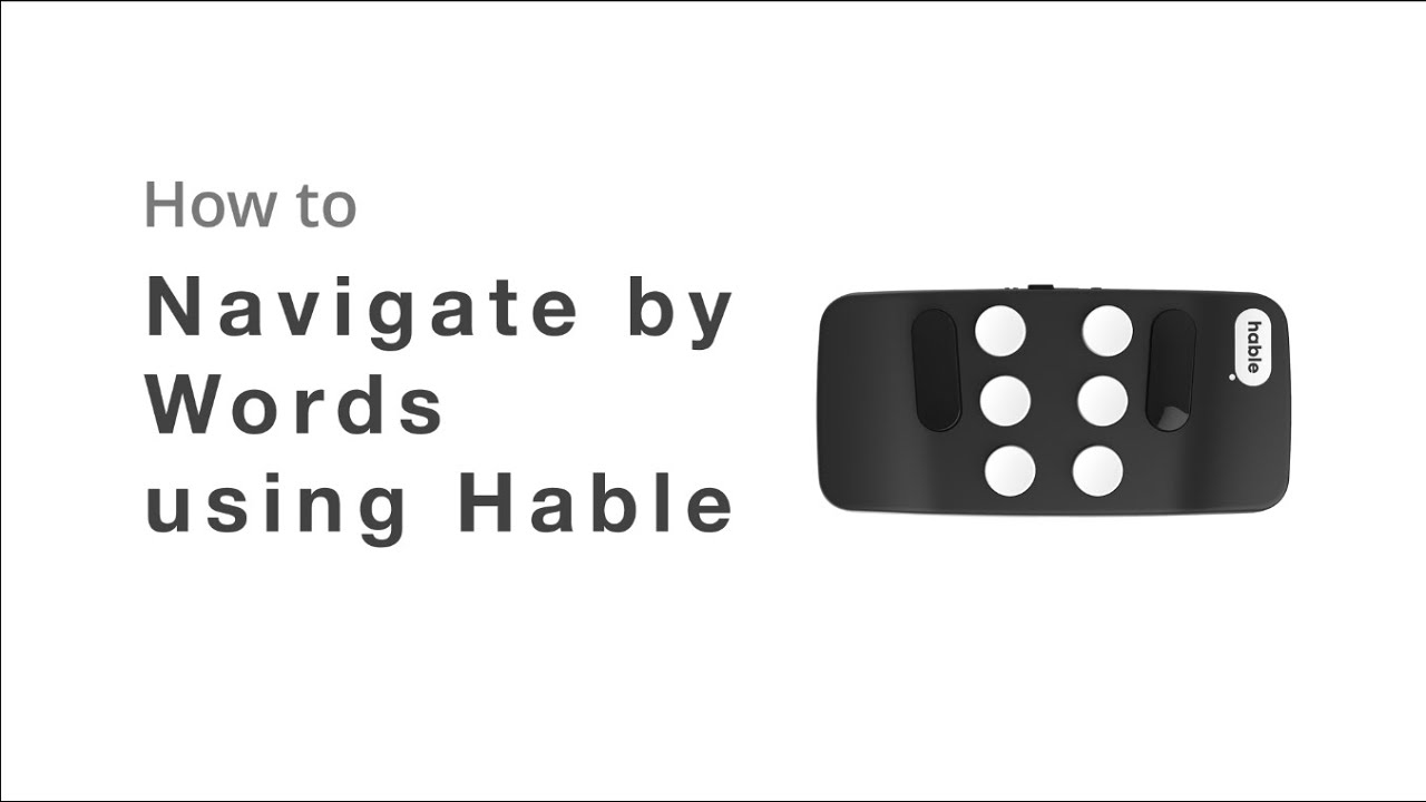 How to Navigate by Words using Hable