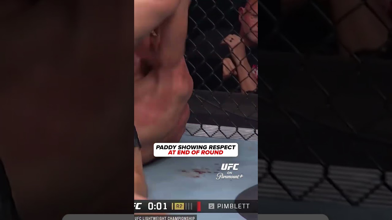 Pimblett dapped up Gaethje after taking a beating 