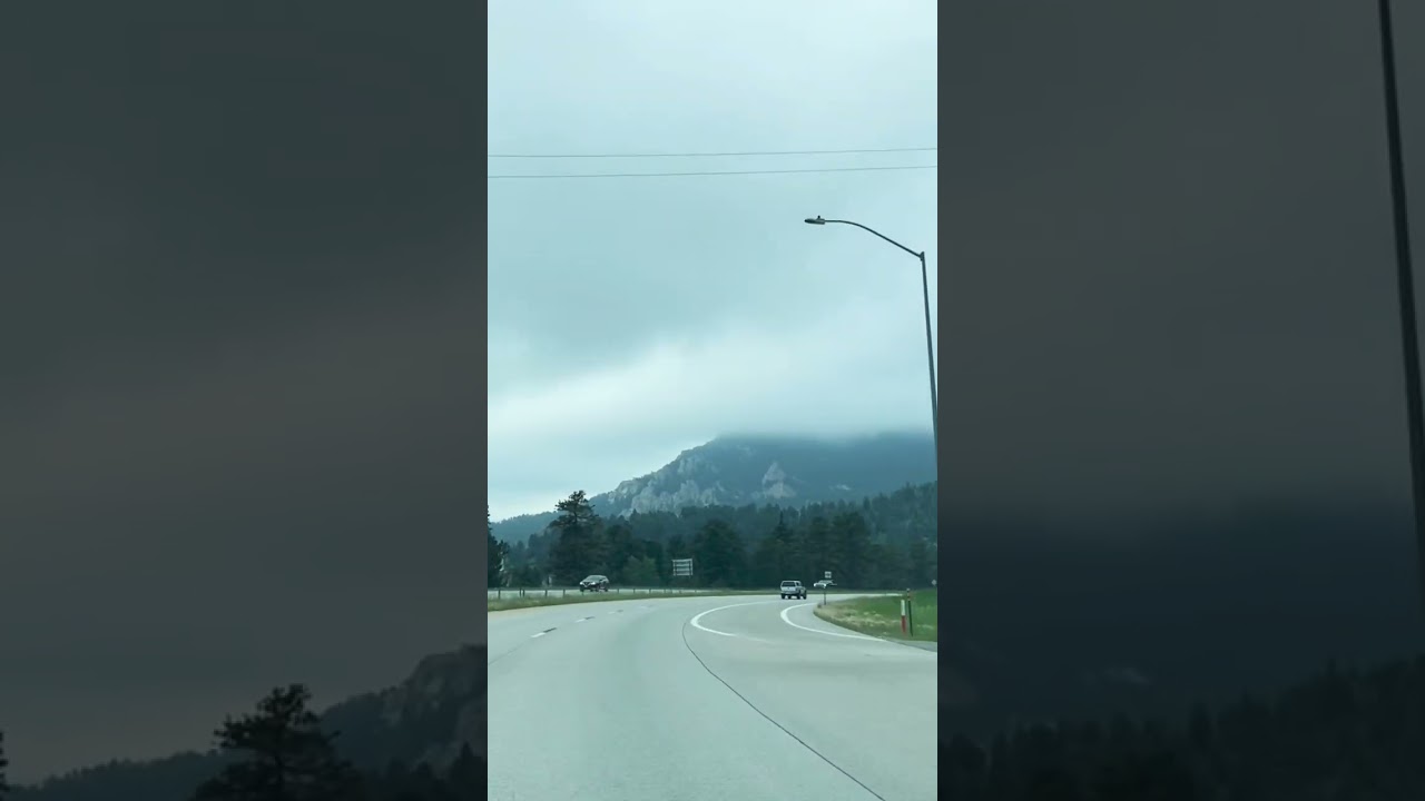 Colorado Mountain Drive Into The Storm 