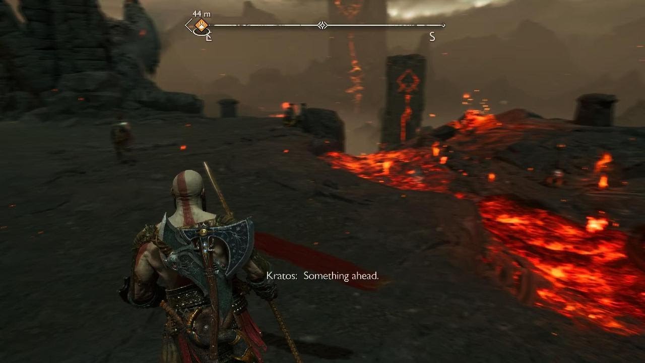 God of War Ragnarok fight with flame Phantom