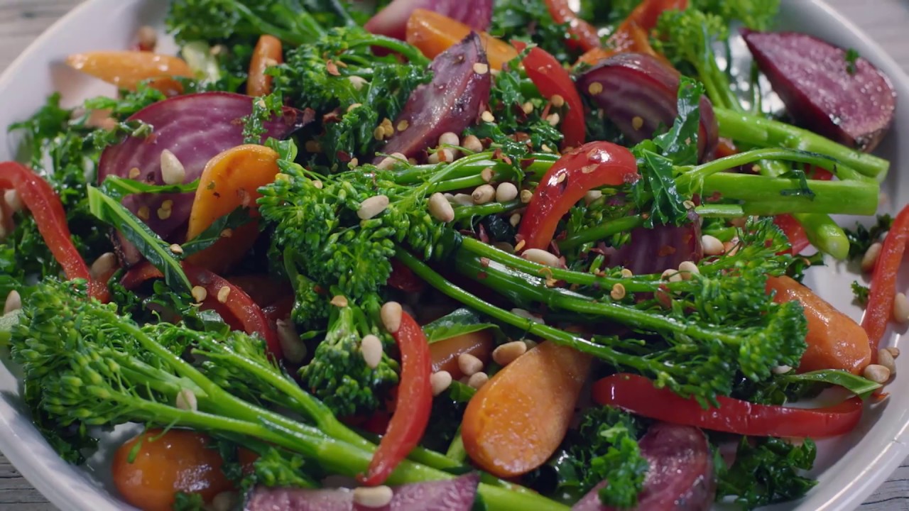 Lurpak Lighter | Warm Rainbow Salad