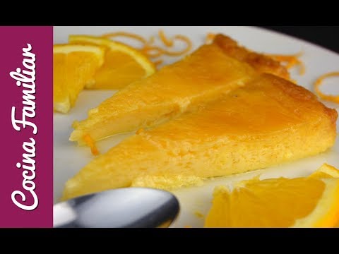 Flan de naranja con caramelo casero paso a paso | Recetas de Javier Romero