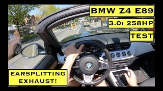 BMW Z4 E89 2009 3.0i sDRIVE 258HP CABRIO ROADSTER | POV TEST DRIVE | SPECS | O-100