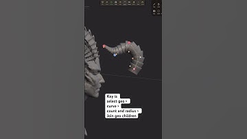 Creating Devil Horn in Nomad sculpt #nomadsculpt #3d #digitalsculpt #cgi