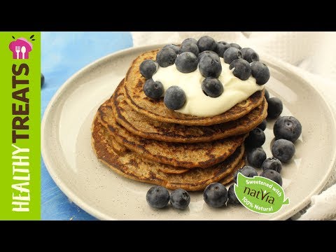 Chia Coconut Protein Pancakes - Natvia&rsquo;s Healthy Treats