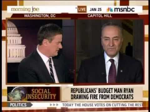 Schumer on Rep. Ryan's "Roadmap" for Dismantling Social Security