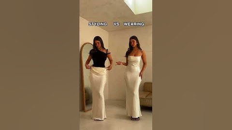 Styling vs Wearing: Two Ways To Style Our Satin Maxi Dress 👗