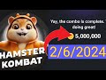 Yadda Zaku Samu 5,000,000 A Hamster Kombat Na Yau 2/6/2024