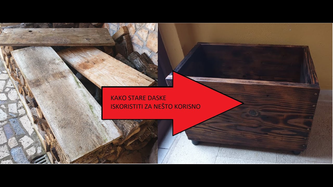 Kako napraviti kutiju za drva - YouTube