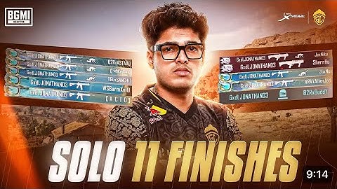 SOLO 11 KILLS | GET READY FOR BGMI|!