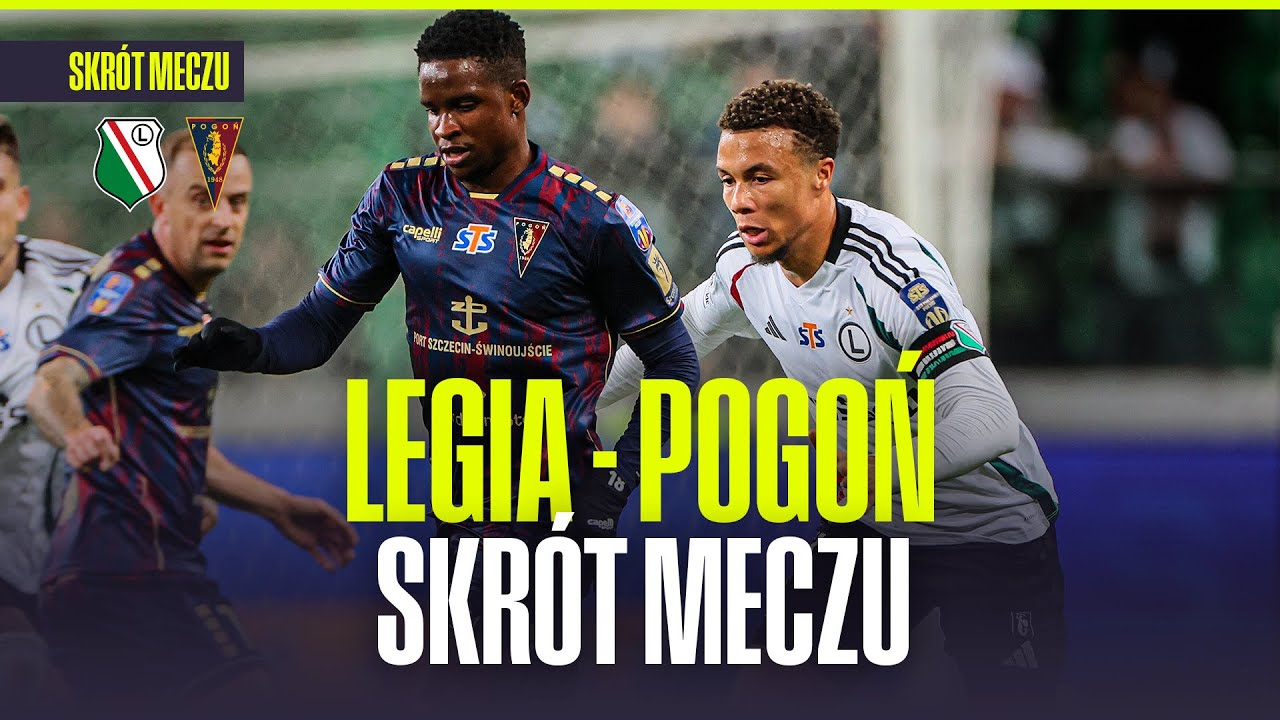 SKRÓT: LEGIA – POGOŃ. SZALONA DOGRYWKA, REWANŻ ZA FINAŁ PUCHARU POLSKI! KOMENTARZ: MATEUSZ BOREK