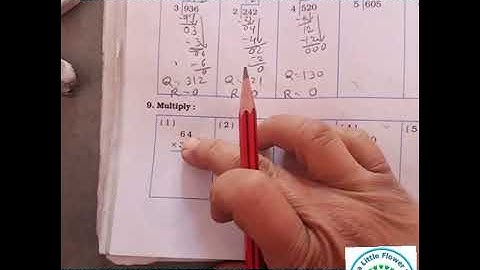 GRADE-4 | MATHS  | CH -11 | TABLES AND SHARES | PART 3 | KHALSA LITTLE FLOWER SCHOOL