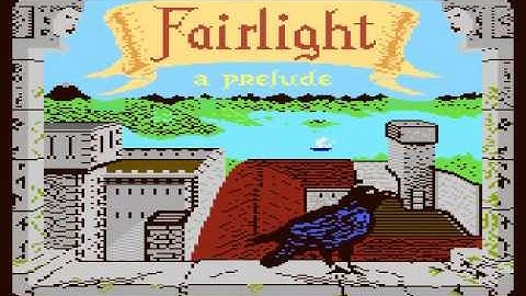fairlight title screen for Atari 8-bit