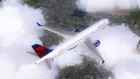 HD FSX-Delta Airlines Atlanta to Vancouver