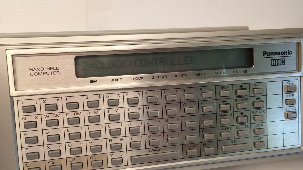 Panasonic RL-H1400 Options After Power On