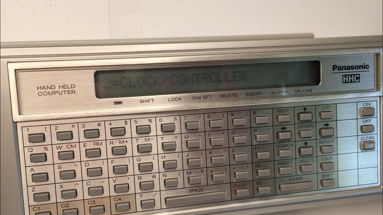 Panasonic RLH1400 Options After Power On YouTube