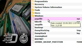 &quot;Увеличиваем&quot; ОЗУ, или как работает файл подкачки #Shorts
