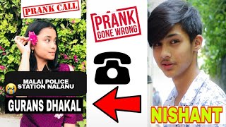 Tiktoker Gurans Dhakal got pranked || Prank call to Gurans Dhakal