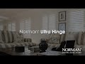 Invisiblehinge worlds most advanced shutter hinge  norman ultra shutters