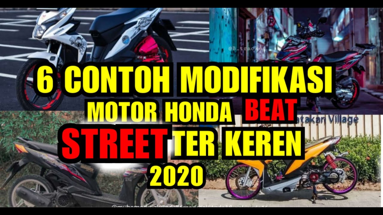 CONTOH MODIFIKASI HONDA BEAT STREET TERKEREN 2020 KUMPULAN MODIFIKASI BEAT STREET TERBAIK 2020 YouTube