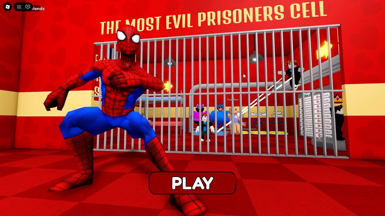 🕷️SPIDERMAN'S PRISON RUN! (OBBY) ROBLOX🕸️